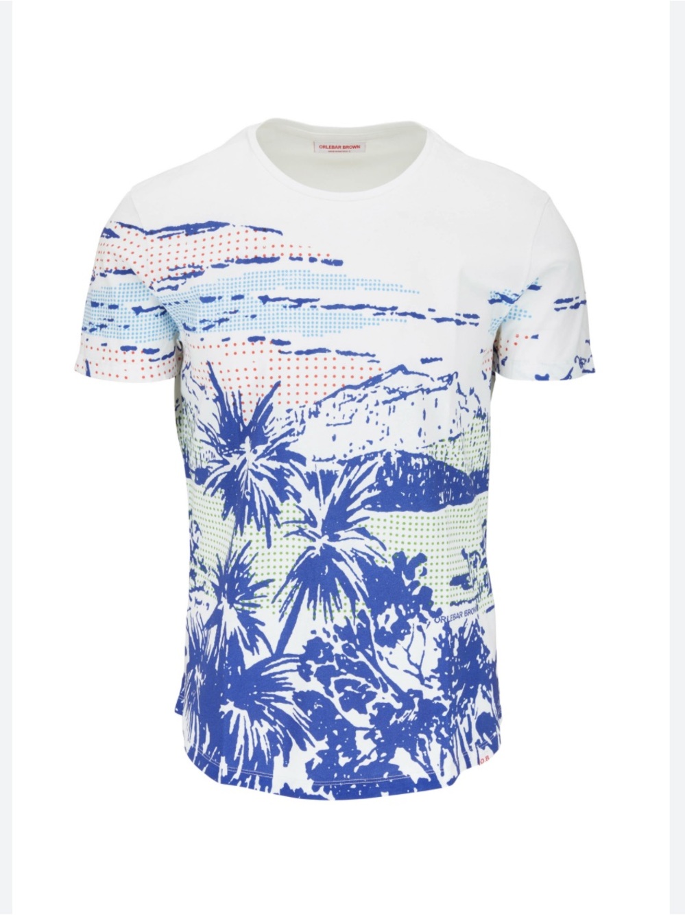 Orlebar Brown OB-T Pop White Sand & Skydiver T-Shirt